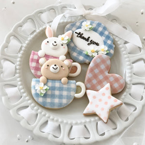 エアブラシ風アイシングクッキー