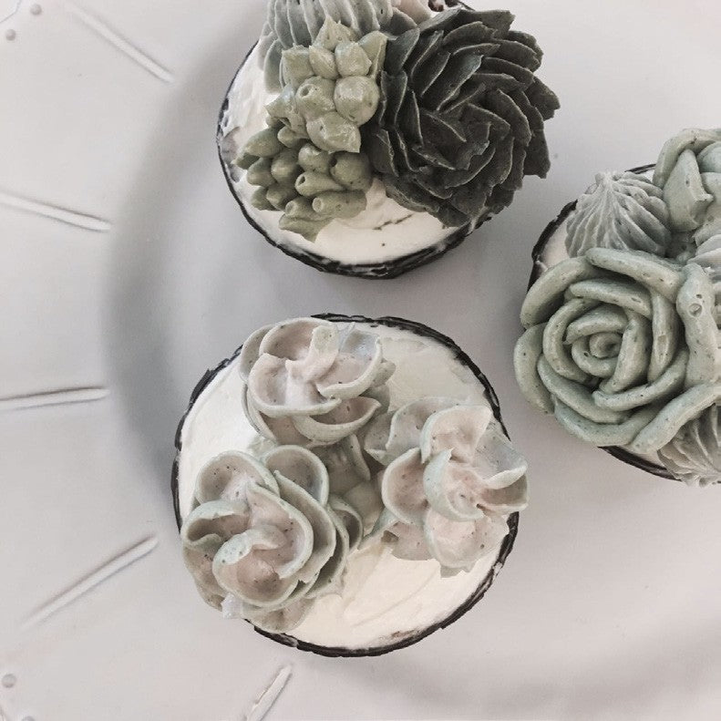 多肉カップケーキ