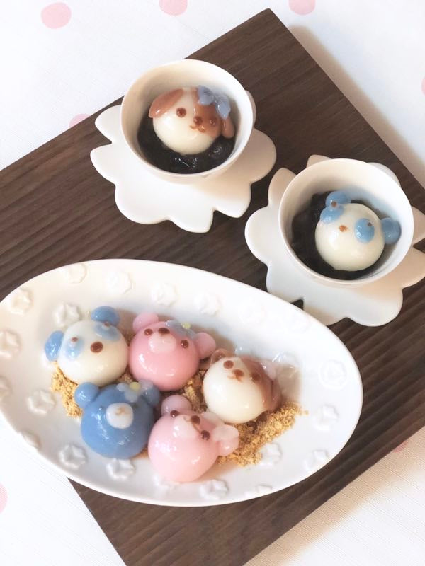 デコ白玉&手作り餡