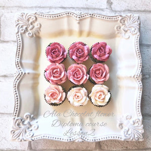 華やかチョコスイーツが作れるALA『ショコラフラワー®︎』認定講師講座