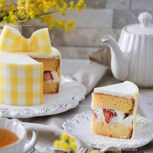 推しカラーにも対応♡話題の『リボンケーキ』、あなたなら何柄で作る？