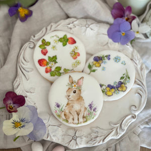 ふんわり優しい春カラーが主役♡『春のペインティングクッキー動画レッスン』