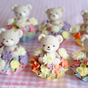 夢みたいに可愛い♡『テディベアチーズカップケーキ』で幸せ時間