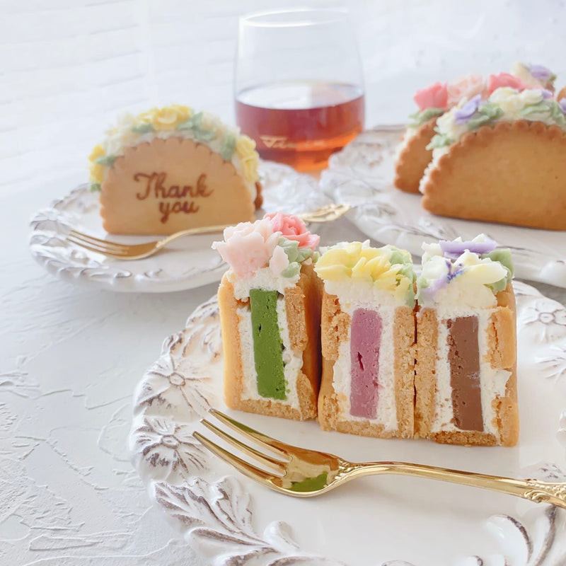 フラワーチーズタルト