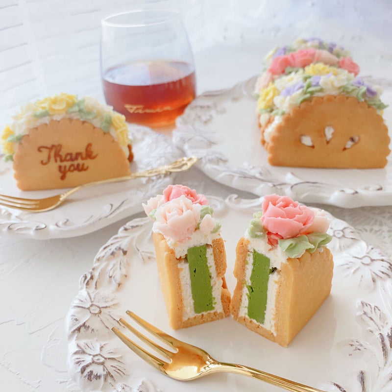 フラワーチーズタルト