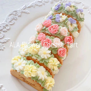 フラワーチーズタルト