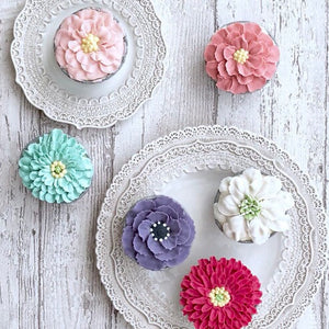 餡クリームフラワー①フラワーカップケーキ
