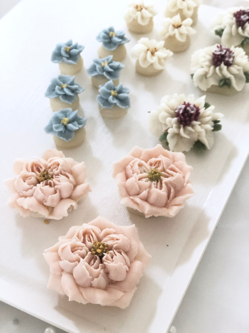餡クリームフラワー③デコレーションケーキ
