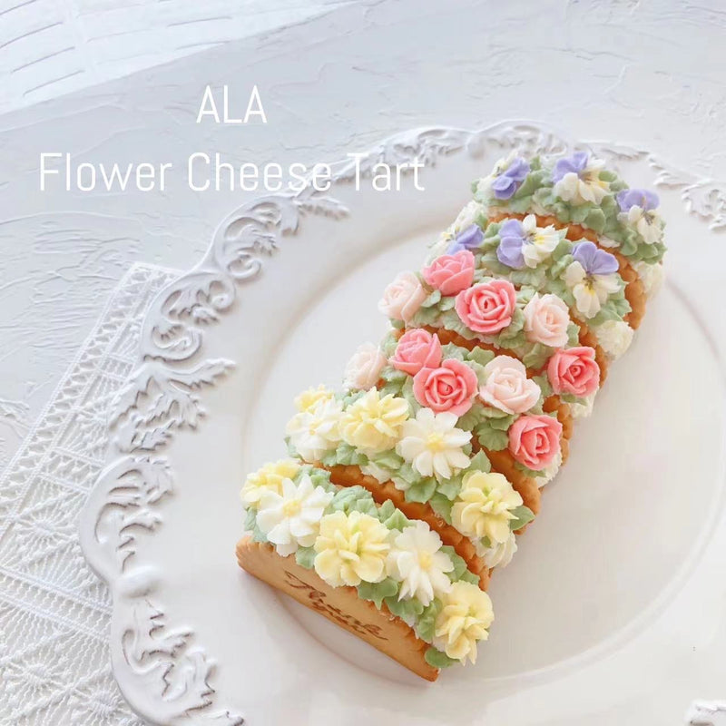 フラワーチーズタルト