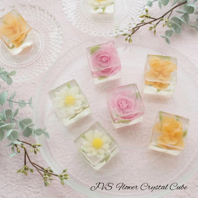 フラワークリスタルキューブ（お花の錦玉かん）
