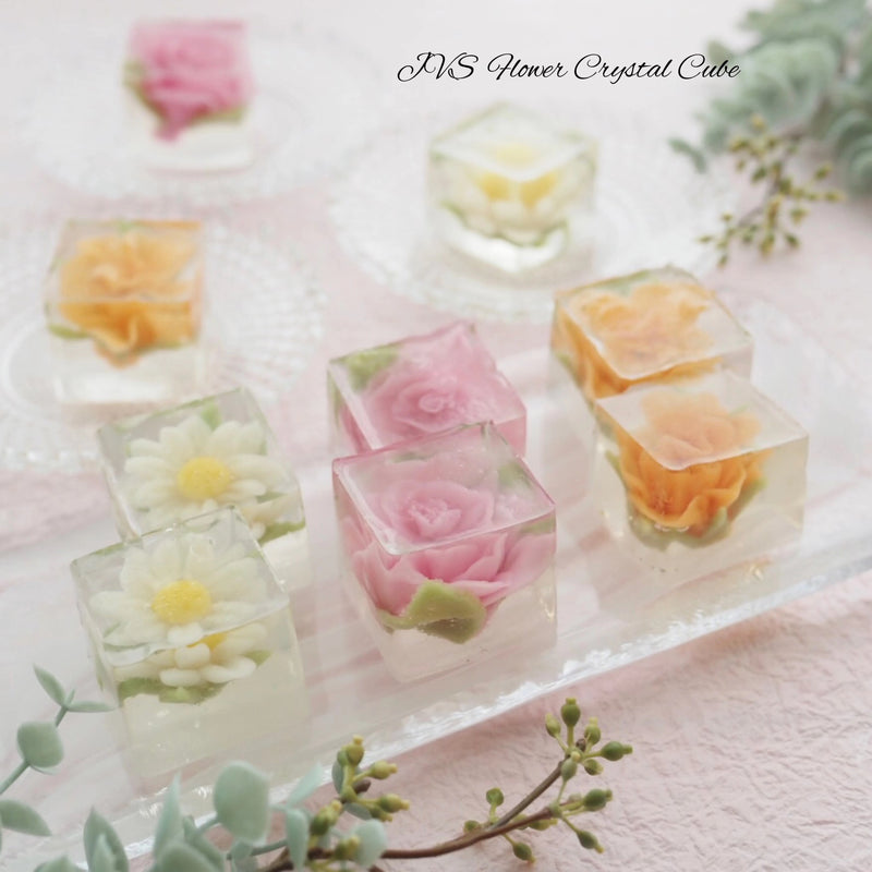 フラワークリスタルキューブ（お花の錦玉かん）