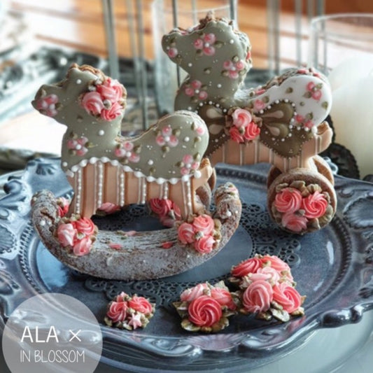 inblossom×ALAアイシングクッキーレッスン・3Dロッキングホース