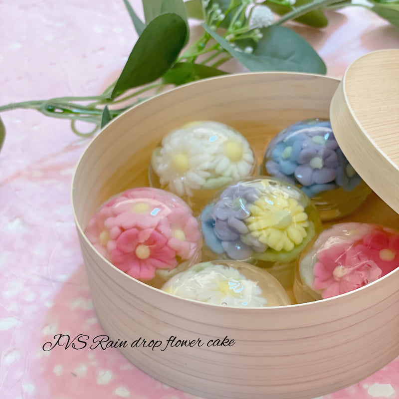 レインドロップフラワーケーキ（お花の水信玄餅）