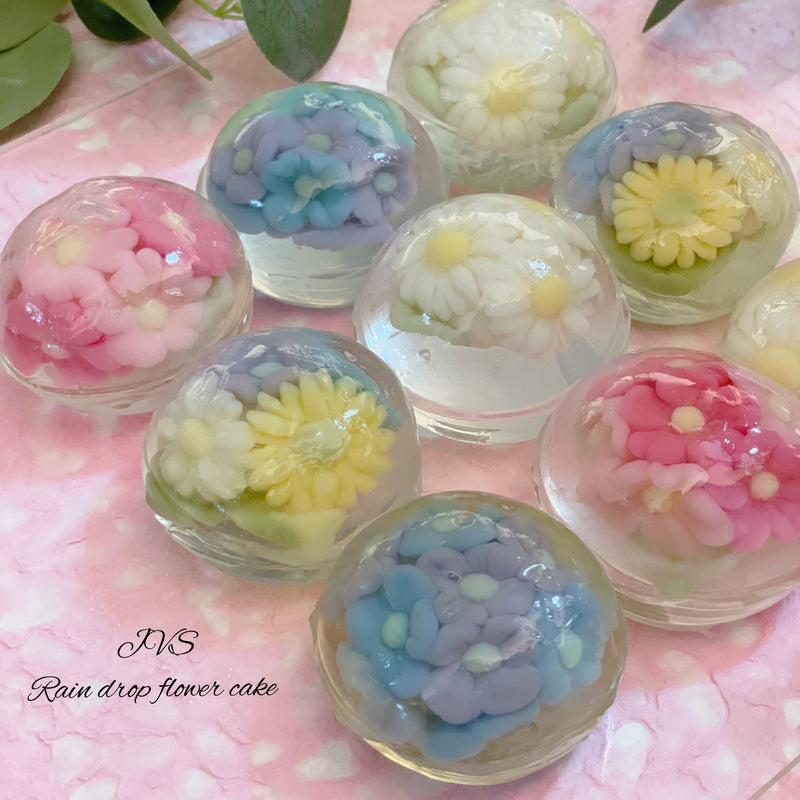 レインドロップフラワーケーキ（お花の水信玄餅）