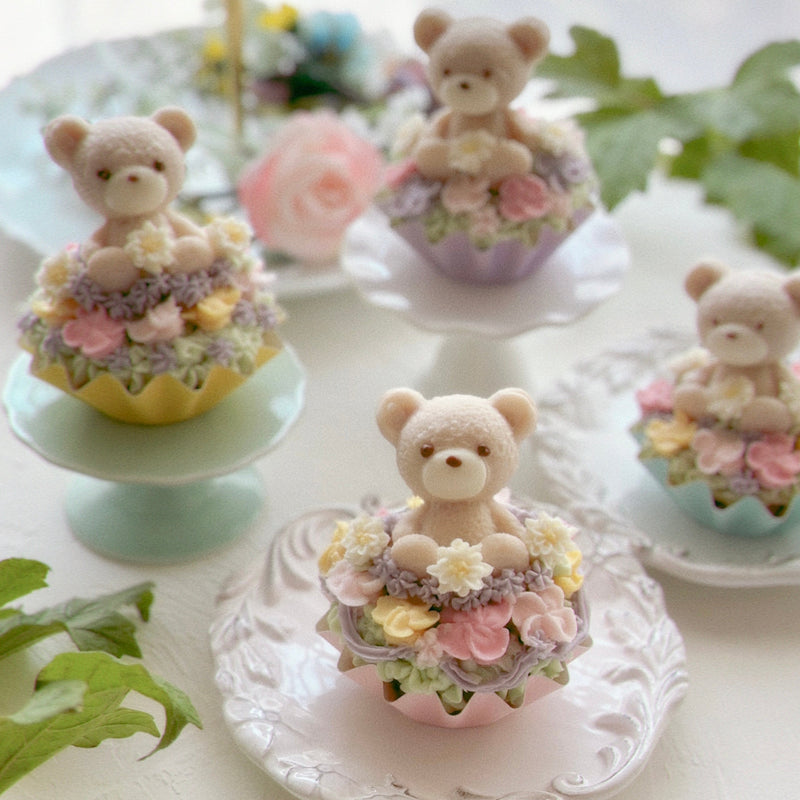 テディベアチーズカップケーキ
