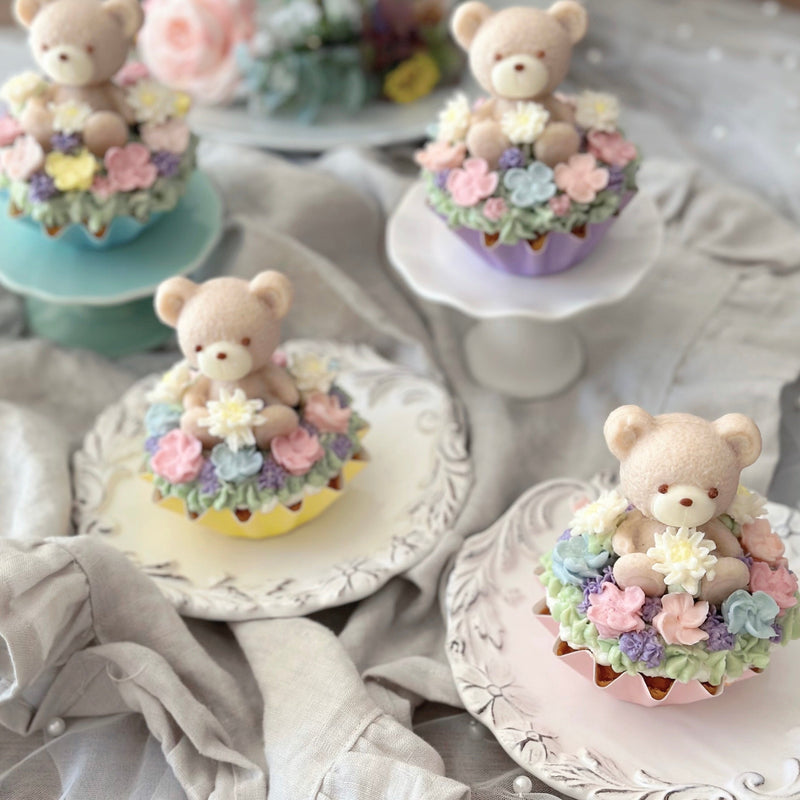 テディベアチーズカップケーキ