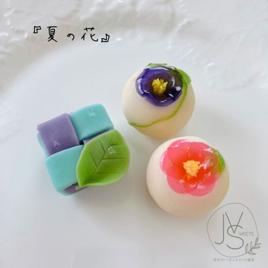 JVS上生菓子認定講師限定スキルアップ動画講座・夏の花